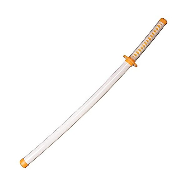 ACTASITEMS Japanese Anime Cosplay Prop Demon Slayer Wooden Sword - 104cm, Katana -Agatsuma Zenitsu