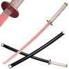 ACTASITEMS Japanese Anime Cosplay Prop Demon Slayer Wooden Sword - 104cm, Katana -Agatsuma Zenitsu