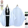 NIKKHO Costume de Cosplay Demon Slayer, personnage dAnime Kanroji Mitsuri Cosplay Kimono ensemble, Halloween Party Uniform S
