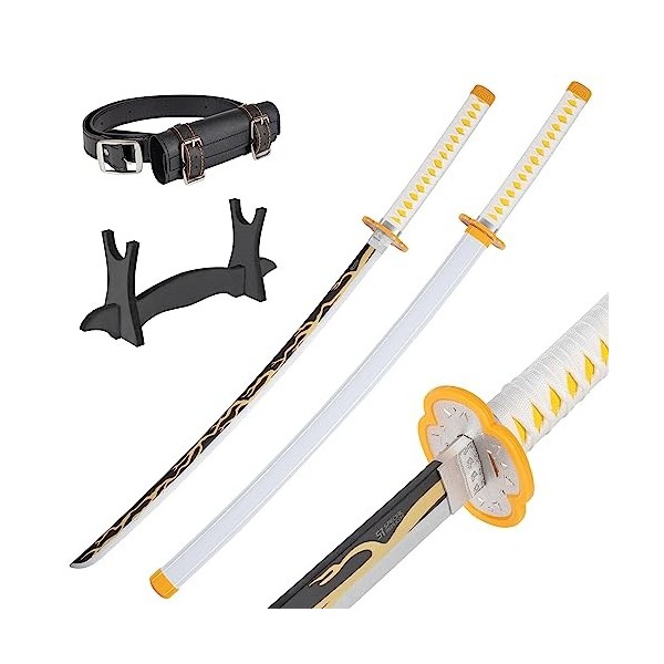 Bambou Anime Katana Cosplay Épée, Katana Inspiré Demon Slayer Épée 105 cm 41 Pouces Hashira Piliers Protagoniste Katana, une 