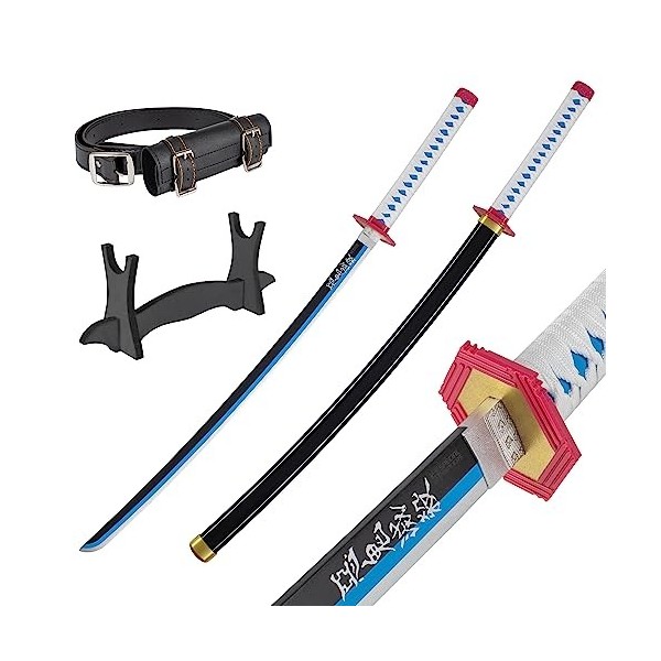 Bambou Anime Katana Cosplay Épée, Katana Inspiré Demon Slayer Épée 105 cm 41 Pouces Hashira Piliers Protagoniste Katana, une 