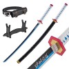 Bambou Anime Katana Cosplay Épée, Katana Inspiré Demon Slayer Épée 105 cm 41 Pouces Hashira Piliers Protagoniste Katana, une 
