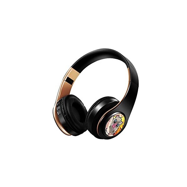Hanaiette 1 casque Bluetooth sans fil Demon Slayer de lanime Demon Slayer - Pliable - Facile à transporter Style 4 