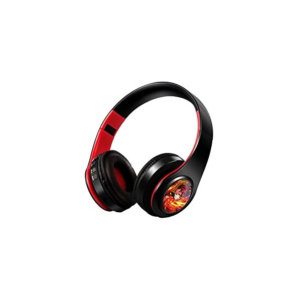 Hanaiette 1 casque Bluetooth sans fil Demon Slayer de lanime Demon Slayer - Pliable - Facile à transporter Style 4 