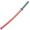 ACTASITEMS Japanese Anime Cosplay Prop Demon Slayer Wooden Sword - 78cm, Katana -Hashibira Inosuke