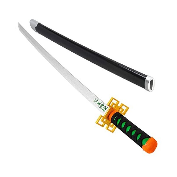 Kimimara Shinazugawa Sanemi Shinazugawa Épée Demon Slayer – Bambou Cosplay Blade – Taille enfant