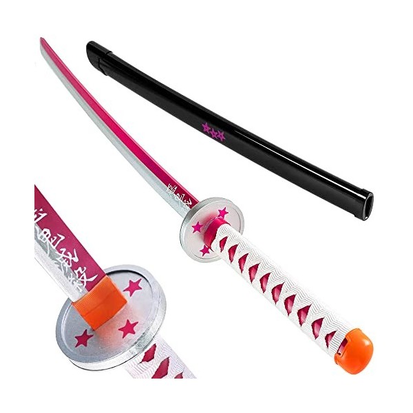 Kimimara Shinazugawa Sanemi Shinazugawa Épée Demon Slayer – Bambou Cosplay Blade – Taille enfant