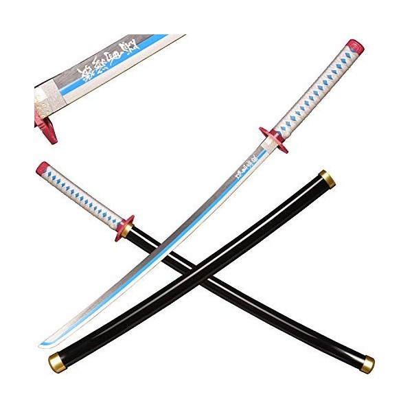 Sword Valley Anime Cosplay Épée en Bois, Épée Demon Slayer 104cm Épée en Bois - Tomioka Giyuu