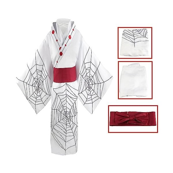 LYL100WT Costume de cosplay Shinazugawa Sanemi pour Adulte Anime Kimono de Déguisements pour Demon Slayer Fantaisie Cadeau po