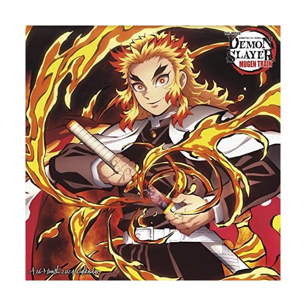 DEMON SLAYER KIMETSU NO YAIBA 2024 WALL CALENDAR