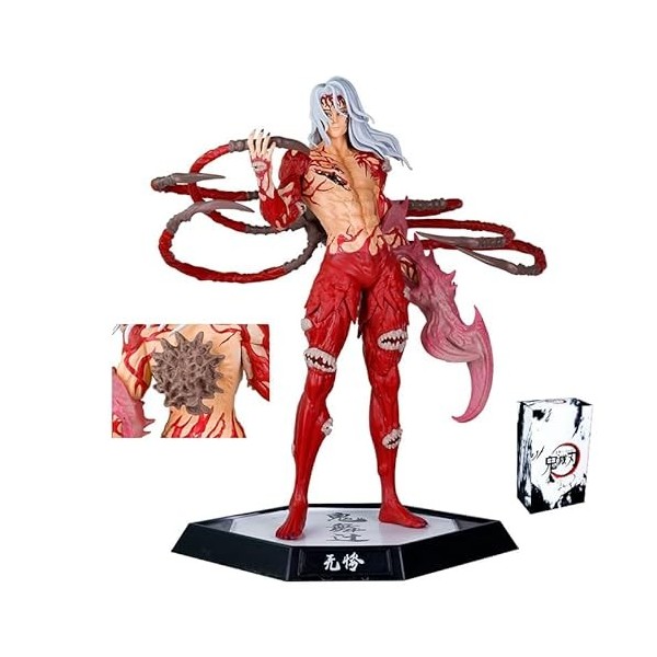 iFii Figurine Demon Slayer 31 cm, Kokushibou Daki Gyuutarou Tsugikuni Yoriichi Figurine danime debout en PVC pour collection