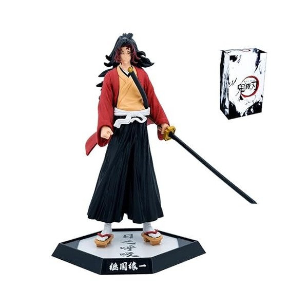 iFii Figurine Demon Slayer 31 cm, Kokushibou Daki Gyuutarou Tsugikuni Yoriichi Figurine danime debout en PVC pour collection
