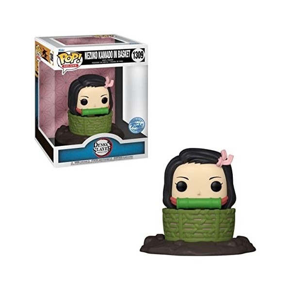 Funko Pop! Demon Slayer - nezuko in Basket 1309 Hot Topic Exclusive 