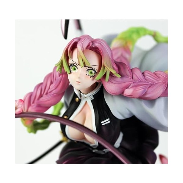 iFii Animé Demon Slayer Figurine 22cm, Kanroji Mitsuri Poupée de collection en PVC avec boîte fantaisie