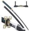 Demon Slayer Katana en Bois Lame en Bois Katana Muichiro Tokito Epee Kimetsu No Yaiba Sabre Katana Epée/Repliksword + Support