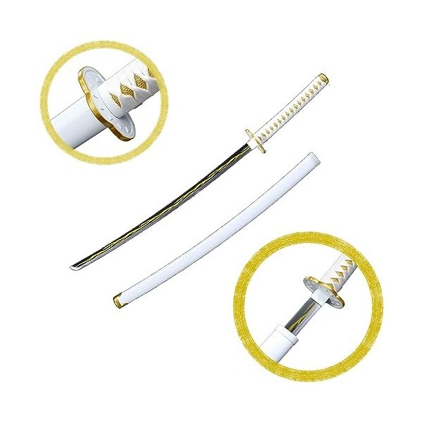 Agatsuma Zenitsu Katana | Épée Jouet | Épée Cosplay | Épée Anime | Demon Slayer