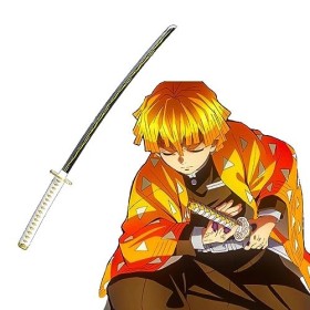 Agatsuma Zenitsu Katana | Épée Jouet | Épée Cosplay | Épée Anime | Demon Slayer