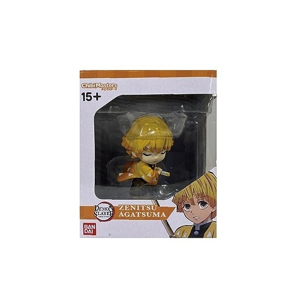 Chibi Masters Bandai Figurine de Demon Slayer Chibi Anime | ZENITSU AGATSUMA VE562092, Plusieurs Couleurs