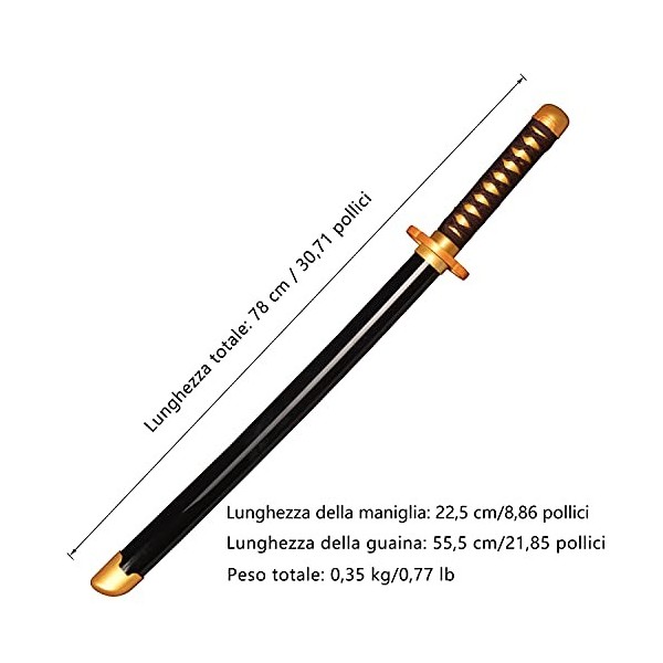 Skyward Blade Anime Cosplay épée en Bois, épée de samouraï Kaigaku, Jouets pour Enfants, Fan danime, Le Couteau spécial de D