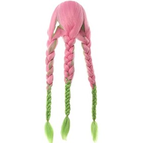 Blueberry Cosplay Perruque for Demon Slayer Kimetsu no Yaiba Kanroji Mitsuri