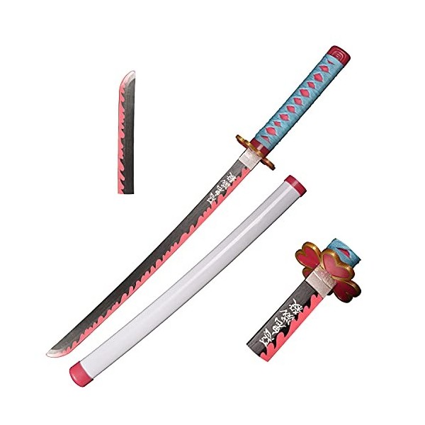 Skyward Blade Kanroji Mitsuri Samurai Spada, Jouet pour Enfants, Fan des Animaux, The Special Couteau de Demon Slayer Blanc C