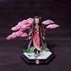 Mipojs Gk Demon Slayer Kimetsu No Yaiba PVC Kamado Nezuko Action Figure Jouets 19 Cm, Collection Anime Figures Cadeaux pour E