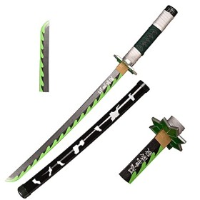 Skyward Blade Shinazugawa Samurai Spayer Jouets pour Enfants, Fan des Animaux, The Special Couteau de Demon Slayer Noir Coute