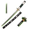 Skyward Blade Shinazugawa Samurai Spayer Jouets pour Enfants, Fan des Animaux, The Special Couteau de Demon Slayer Noir Coute