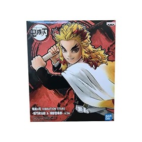 Bandai Spirits. KIMETSU NO Yaiba Rengoku Kyojuro Vibration Stars Demon Slayer Figurine immédiatement disponible