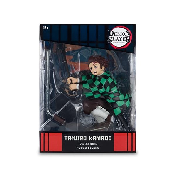 Bizak Demon Slayer, Figurine Tanjiro Kamado, Grande Statue de Collection décorative de 30 cm, pour Fans collectionneurs de Pe