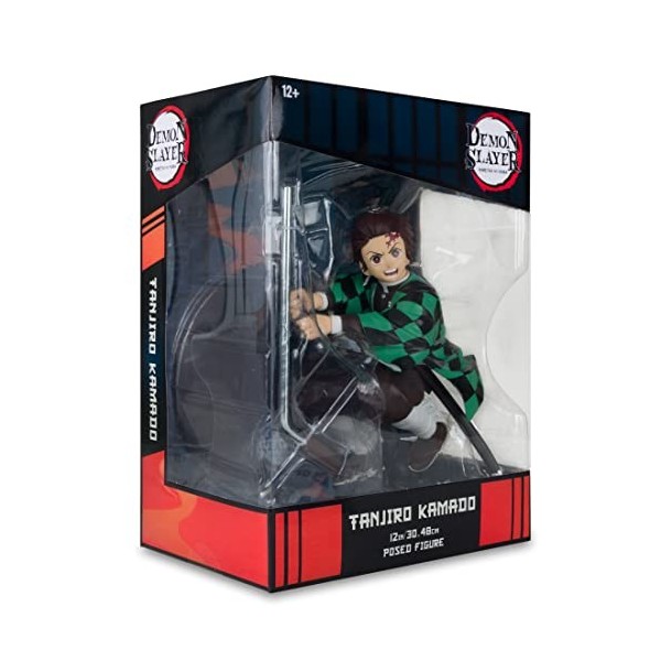 Bizak Demon Slayer, Figurine Tanjiro Kamado, Grande Statue de Collection décorative de 30 cm, pour Fans collectionneurs de Pe