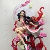 ENFILY Figurines Anime Demon Slayer Moon Scene Version Demon Slayer Figurine daction en forme de démon GK Kamado Nezuko Gran