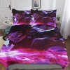 CasCam Demon Slayer Housse De Anime Couette Imprimée en 3D,avec Taies Dorillers Parure De Lit Imprimé Motif Microfibre,pour 
