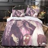 YIBIN Ensembles De Literie 3D Kamado Nezuko Ensemble De Housse De Couette Demon Slayer Housse De Couette 100% Polyester Houss