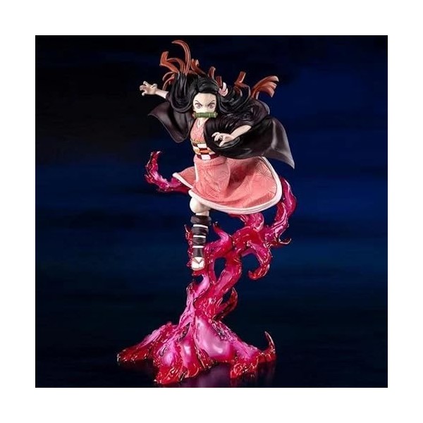 REOZIGN Figurines Demon Slayer, Nezuko Kamado Figure Statue 21cm/8.3inch Nezuko Blood Demon Art Nezuko Kamado Figure Cartoon 