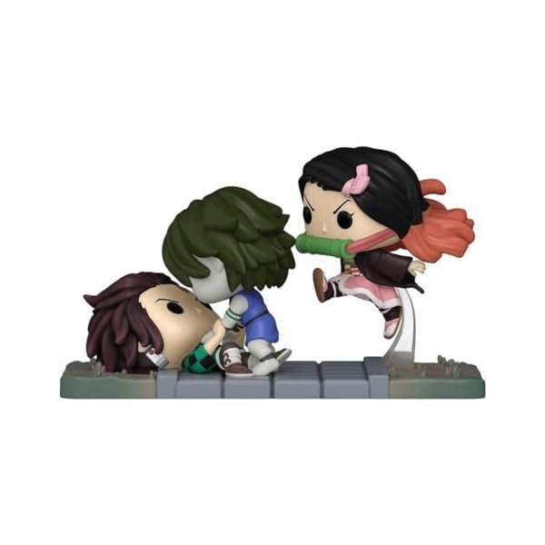 Funko Pop! Demon Slayer TANJIRO and NEZUKO VS. Temple Demon 1419 Special Edition 