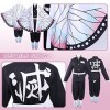 Alaiyaky Shinobu Costume de cosplay complet pour enfants Demon Slayer Kimono Cosplay Kochou Shinobu Halloween Tenue Anime Man