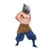 nezababy Inosuke Costume Anime Masque Hashibira Cosplay Tenues Inosuke Demon Slaye Pantalon avec Jupes en Peluche pour Hallow