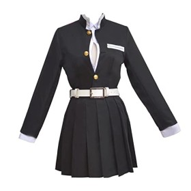 ACTASITEMS Anime Cosplay Kimono Costume,Demon Slayer-Kanroji Mitsuri Adulte Taille XL
