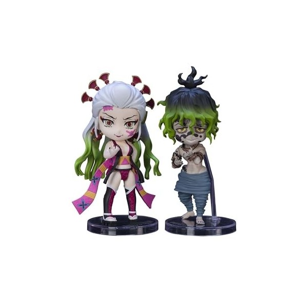 Bandai Tamashii Nations Demon Slayer - Daki & Gyutaro - Pack 2 Figurines Figuarts Mini 9cm