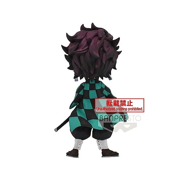 Banpresto Demon Slayer Kimetsu no Yaiba Q Posket Mini Figure Tanjiro Kamado Ver. A 14 cm