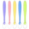 Vicloon Cuillère pour Bébé,5pcs Cuillere Bebe Silicone,Ensemble de Couverts pour Encourager Votre Bébé à Manger de Manière In