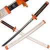 ACTASITEMS Japanese Anime Cosplay Prop Demon Slayer Wooden Sword - 78cm, Katana -Kochou Shinobu Blanc