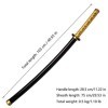 Sword Valley Anime Cosplay Épée en Bois, Épée Demon Slayer 104cm Épée en Bois -Tsugikuni Yoriichi
