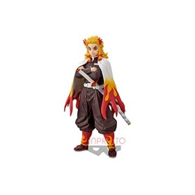 Bandai Spirits. Demon Slayer Rengoku Kyojuro Kimetsu no Yaiba Kizuna no Sou Figurine immédiatement disponible