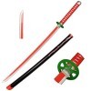 Skyward Blade Épée dAnime Cosplay en Bois, Kamado Nezuko Samurai Épée, Fan dAnime, The Special Couteau Blanc Couteau Katana