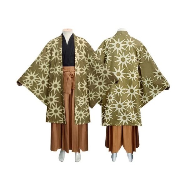 Syedeliso Haganezuka Hotaru Cosplay Costume Démon Slayer pour Kimetsu no Yaiba Hommes Uniforme Tenue Avec Cape Halloween Kimo