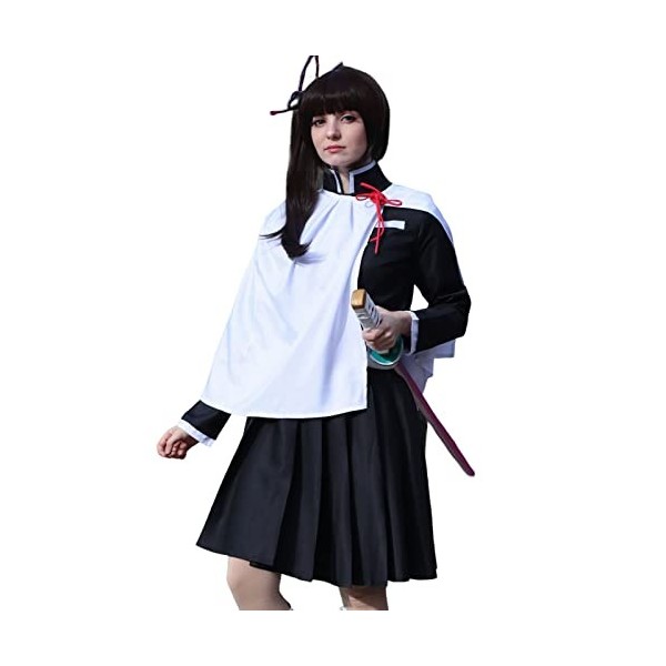 CR ROLECOS Tanjiro Kamado Cosplay Giyuu Tomioka Costume Anime Kimono Demon Slayer Halloween Ensemble complet, Rose nezuko, XX