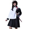 CR ROLECOS Tanjiro Kamado Cosplay Giyuu Tomioka Costume Anime Kimono Demon Slayer Halloween Ensemble complet, Rose nezuko, XX