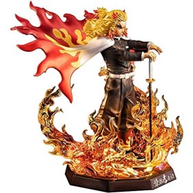 ENFILY Figurine Demon Slayer - Kyojuro Rengoku à léchelle 1:7 Senior et figurine animée délicate en PVC